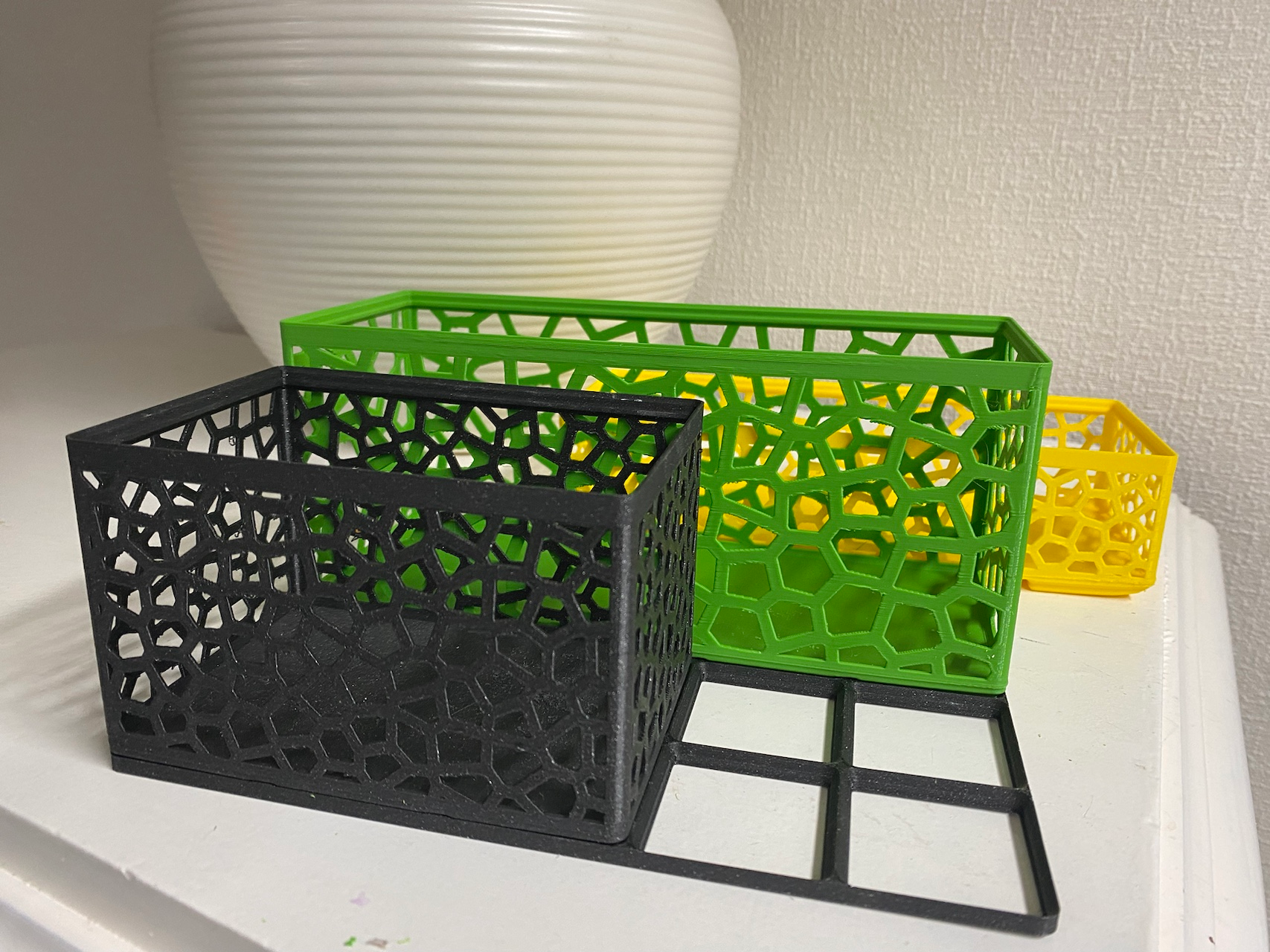 Gridfinity Voronoi bins all sizes