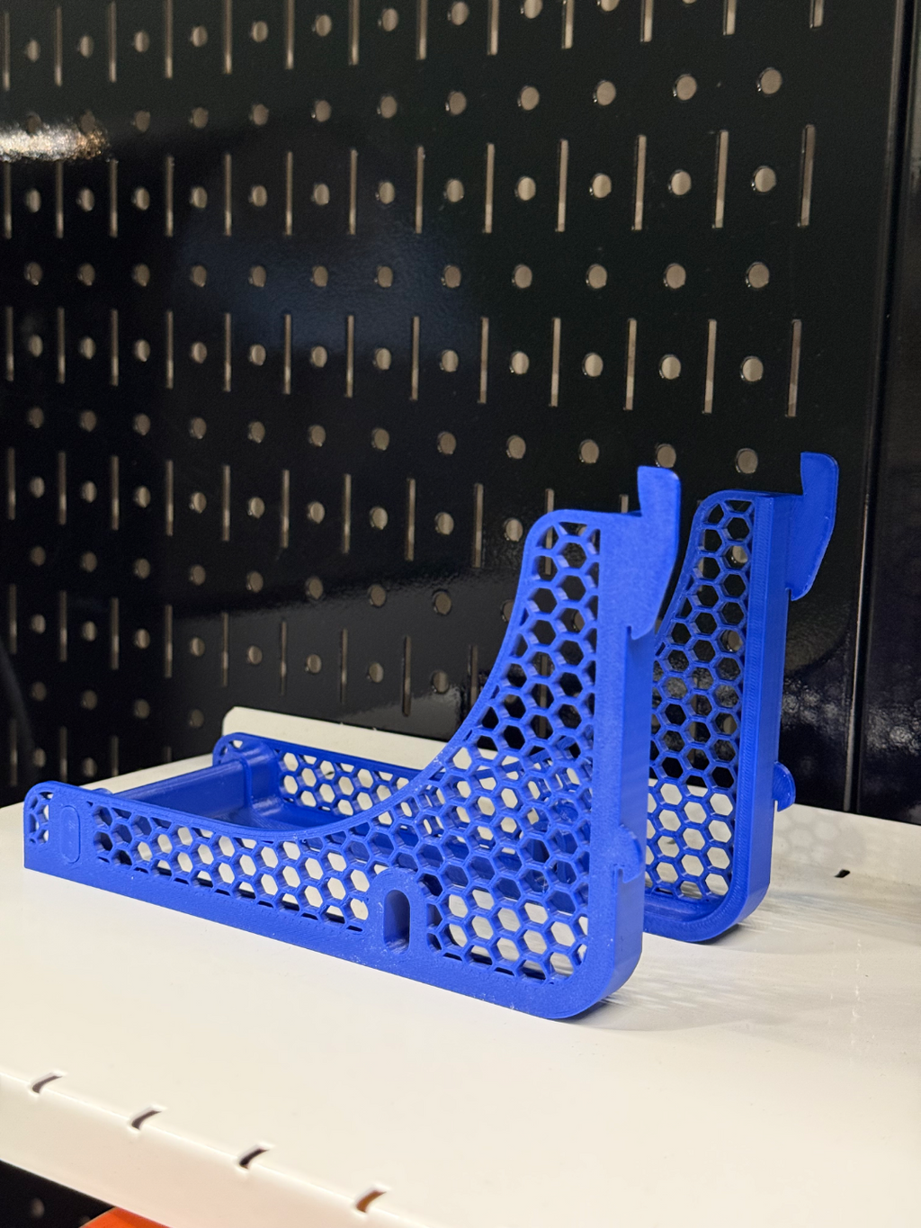 Filament Spool Holder for Wall Control Pegboard