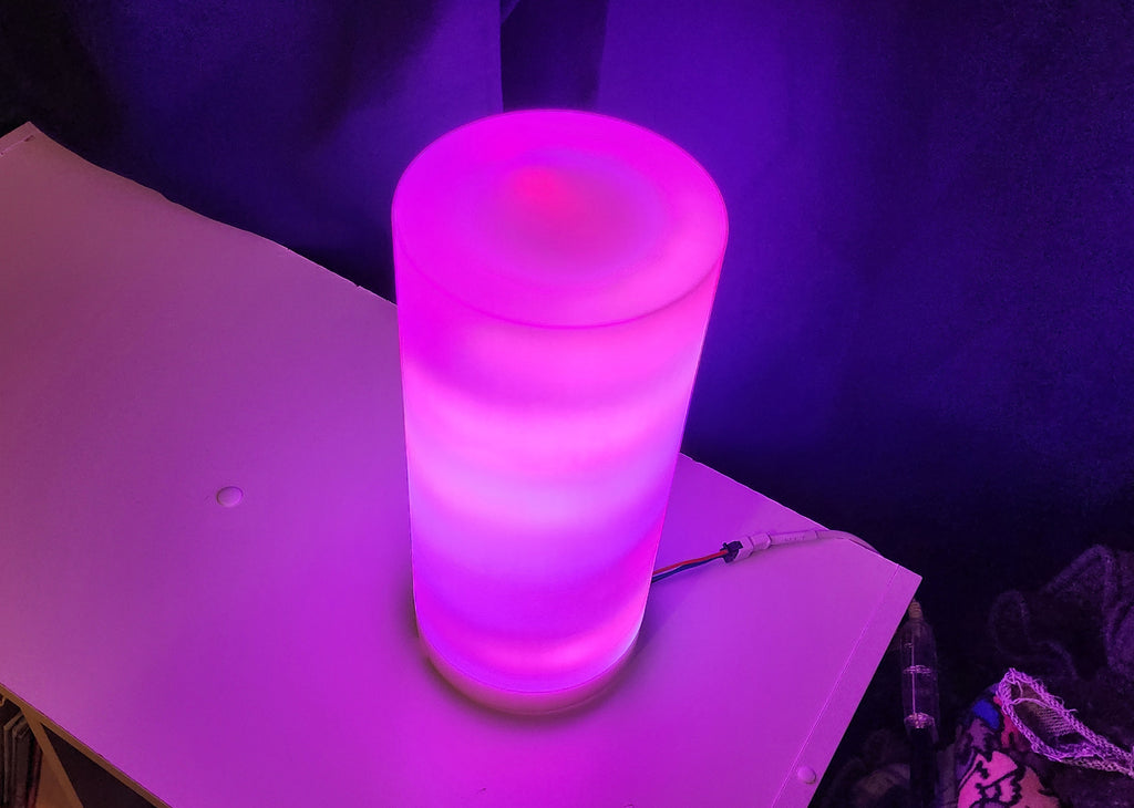 Smooth Cylinder Lamp for LED Strip Lights