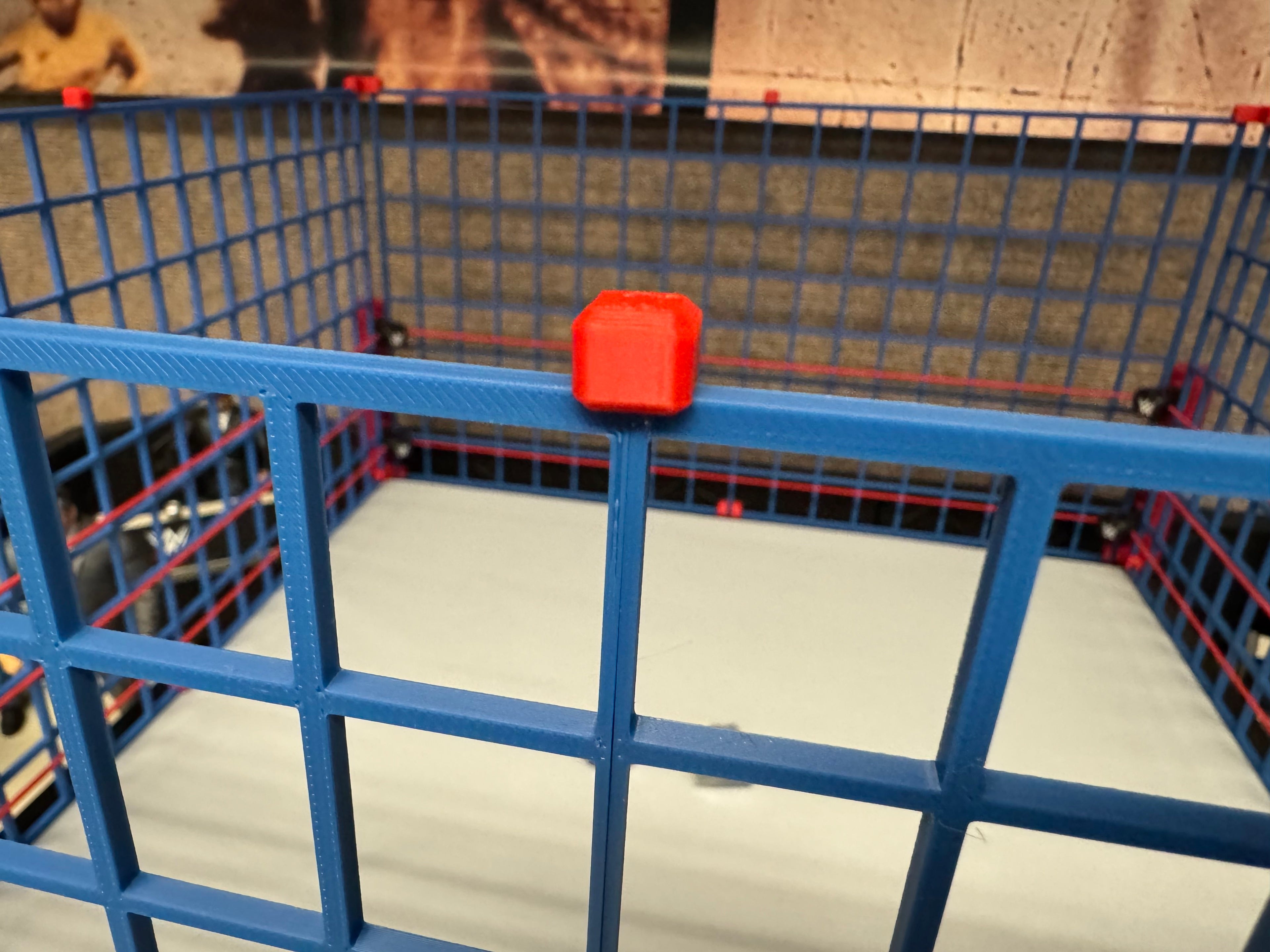 Blue Steel Cage - for 20 in Scale Size Ring