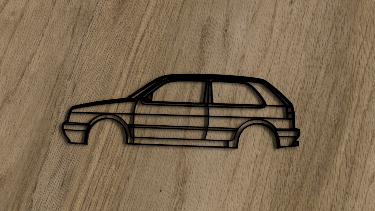 VW Golf Collection 2D Wall Art