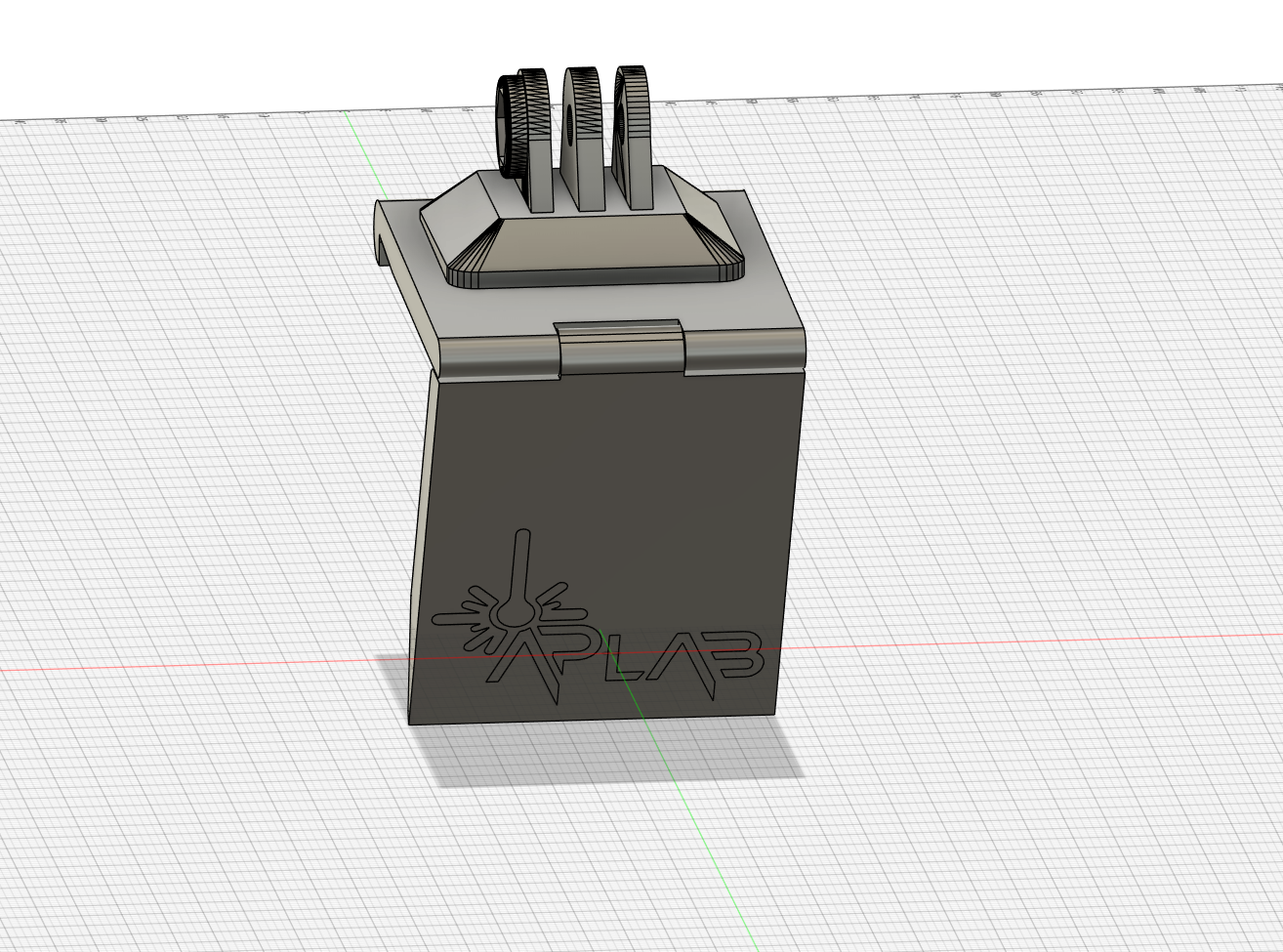 support webcam monitor gopro attachment