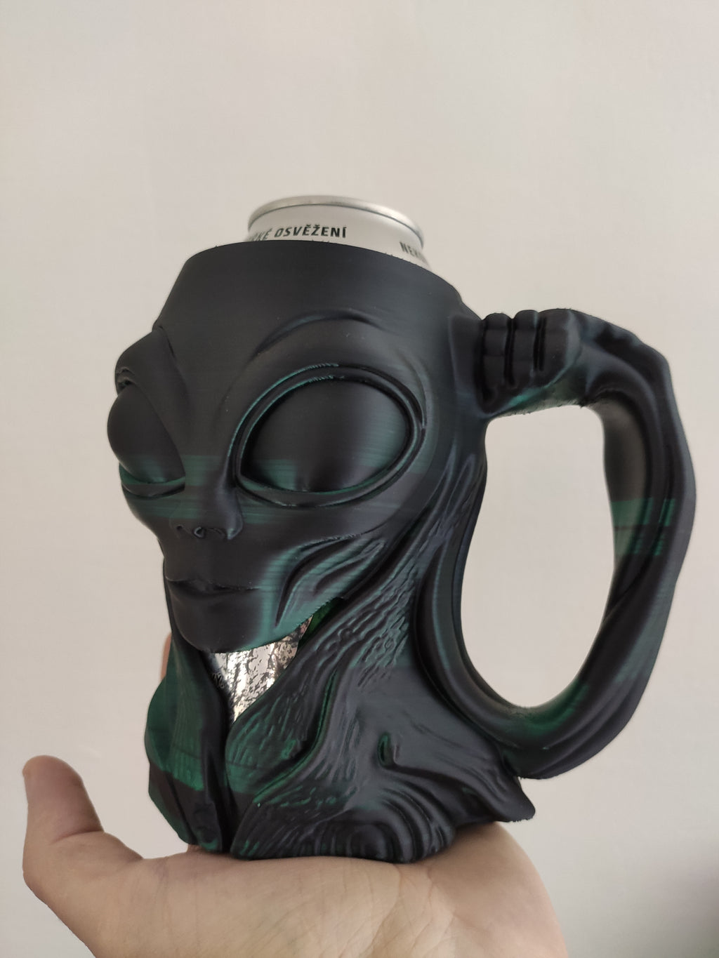 Alien (The Grey) Can Holder / Beer mug