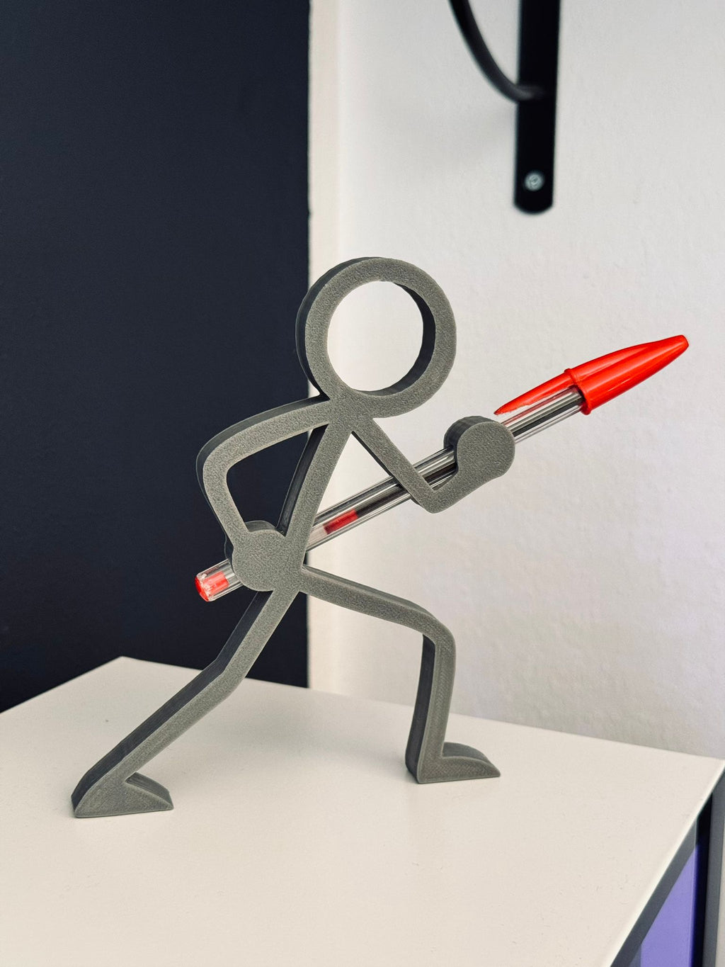 Stickman Warrior Pen Holder