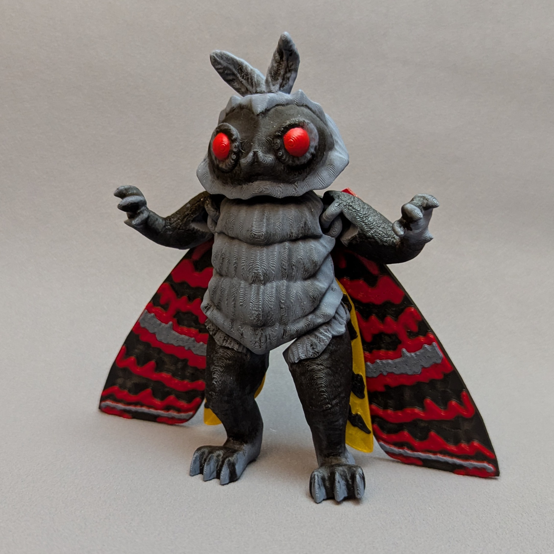 Articulated Mothman Cryptid Monster