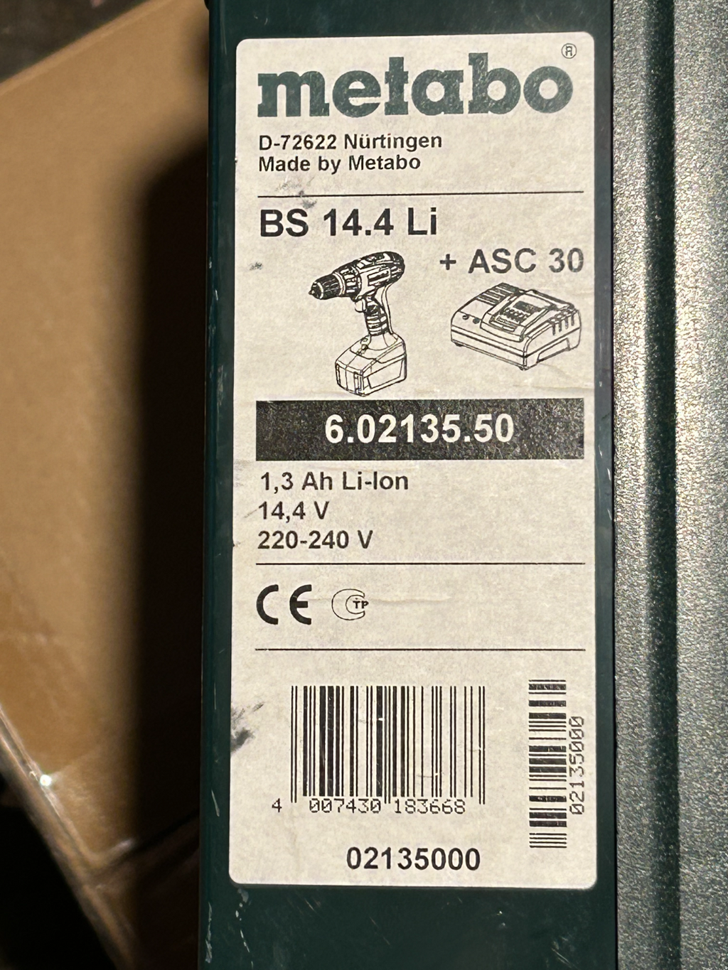 Metabo BS 14.4 Li Locking Latch (Verschlussklappe)
