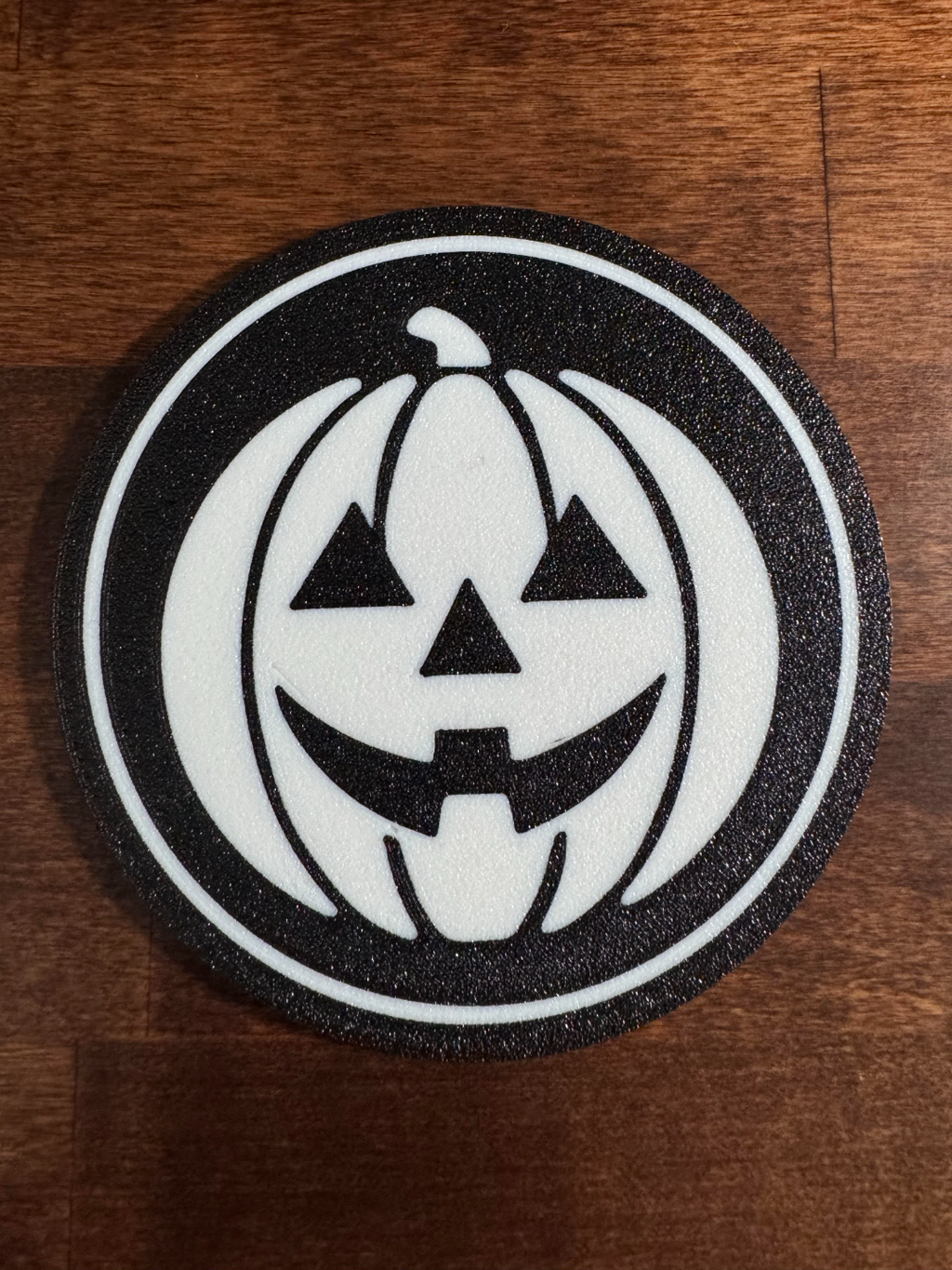 Monochromatic Halloween Coaster Set