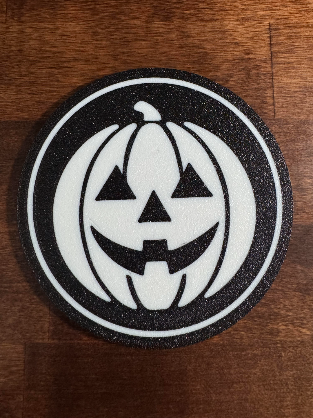 Monochromatic Halloween Coaster Set