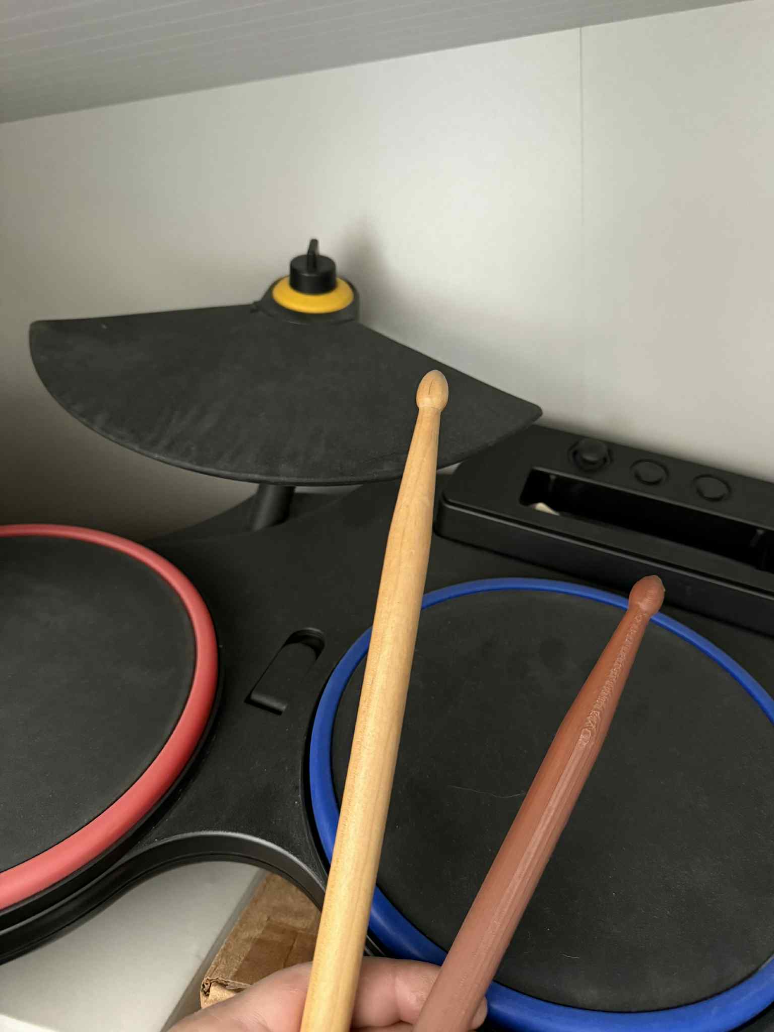 Drumsticks for the drum kit, Guitar hero