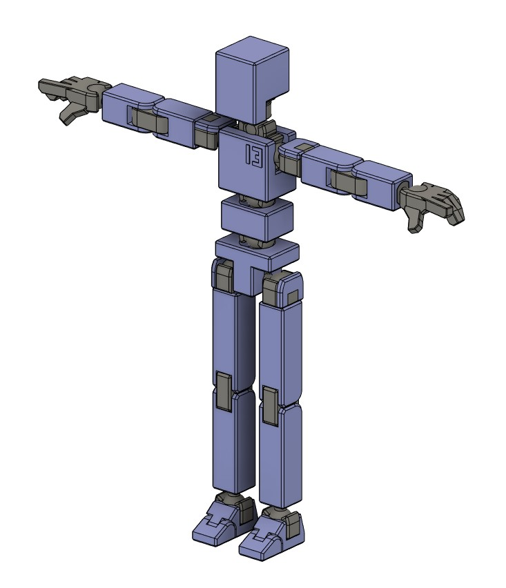 EASY 13 Printable Jointed Figure