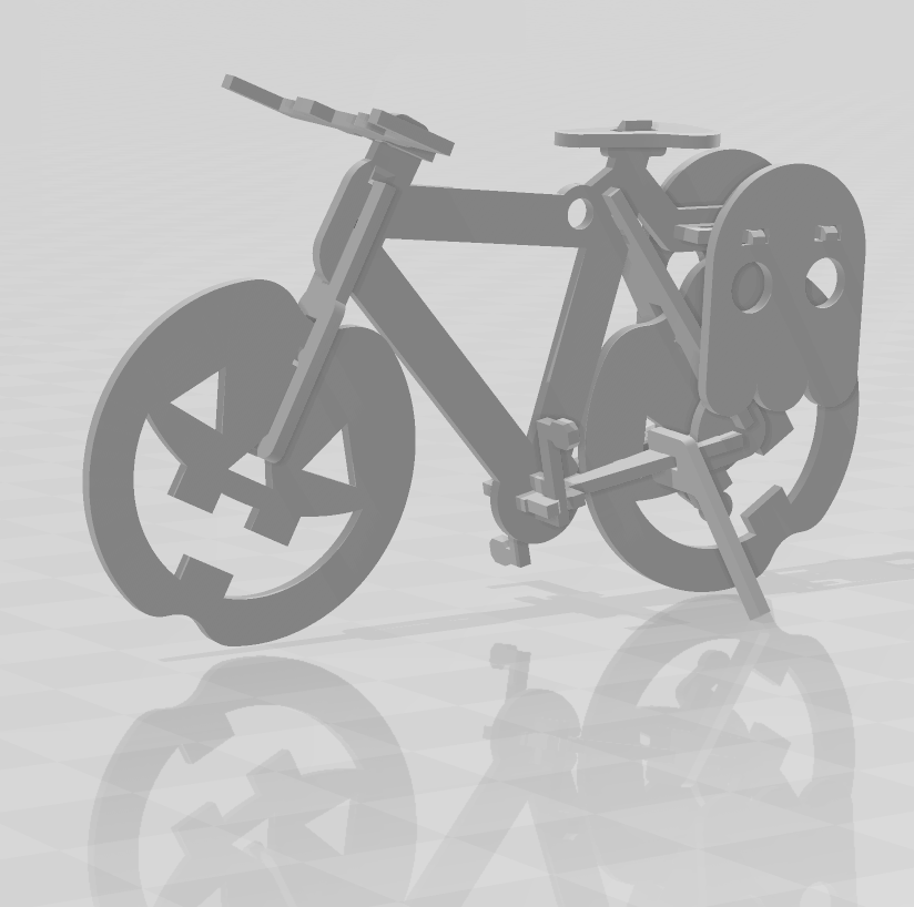 Halloween Ghost Bike Kit Card
