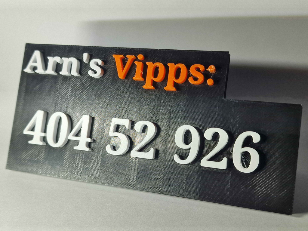 Customizable sign with simple stand