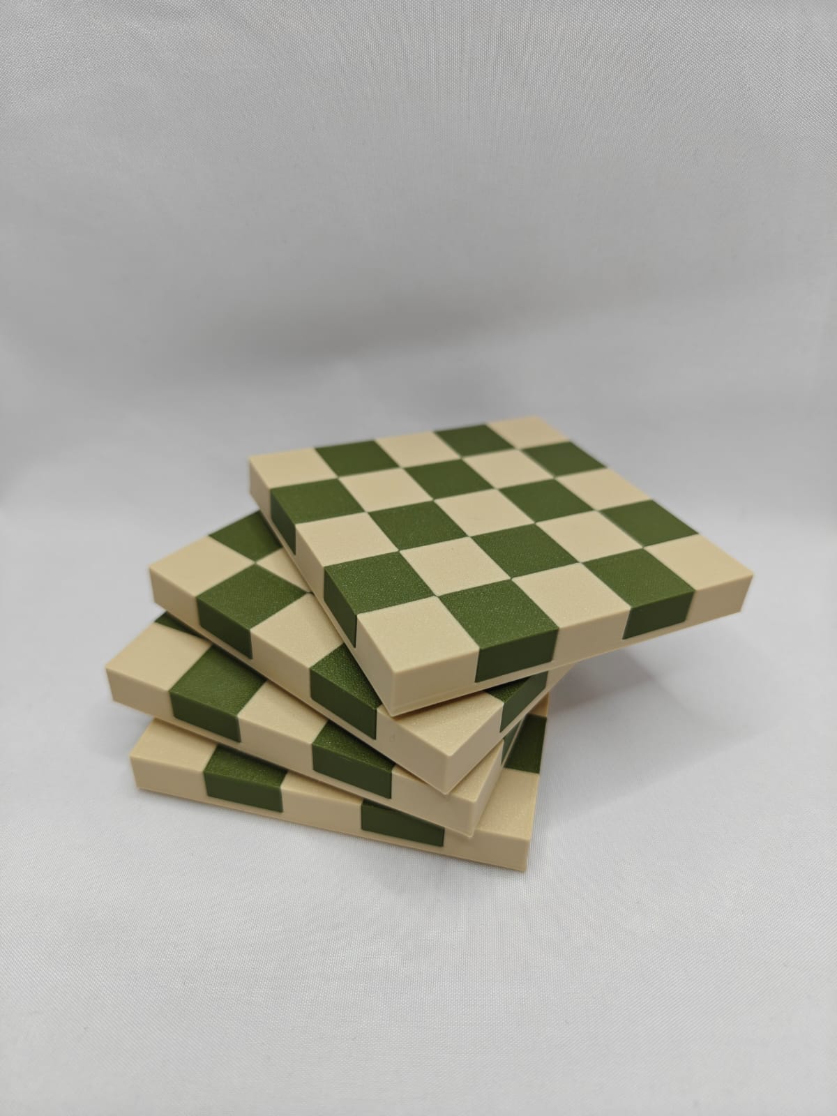 Checkered Coaster Set