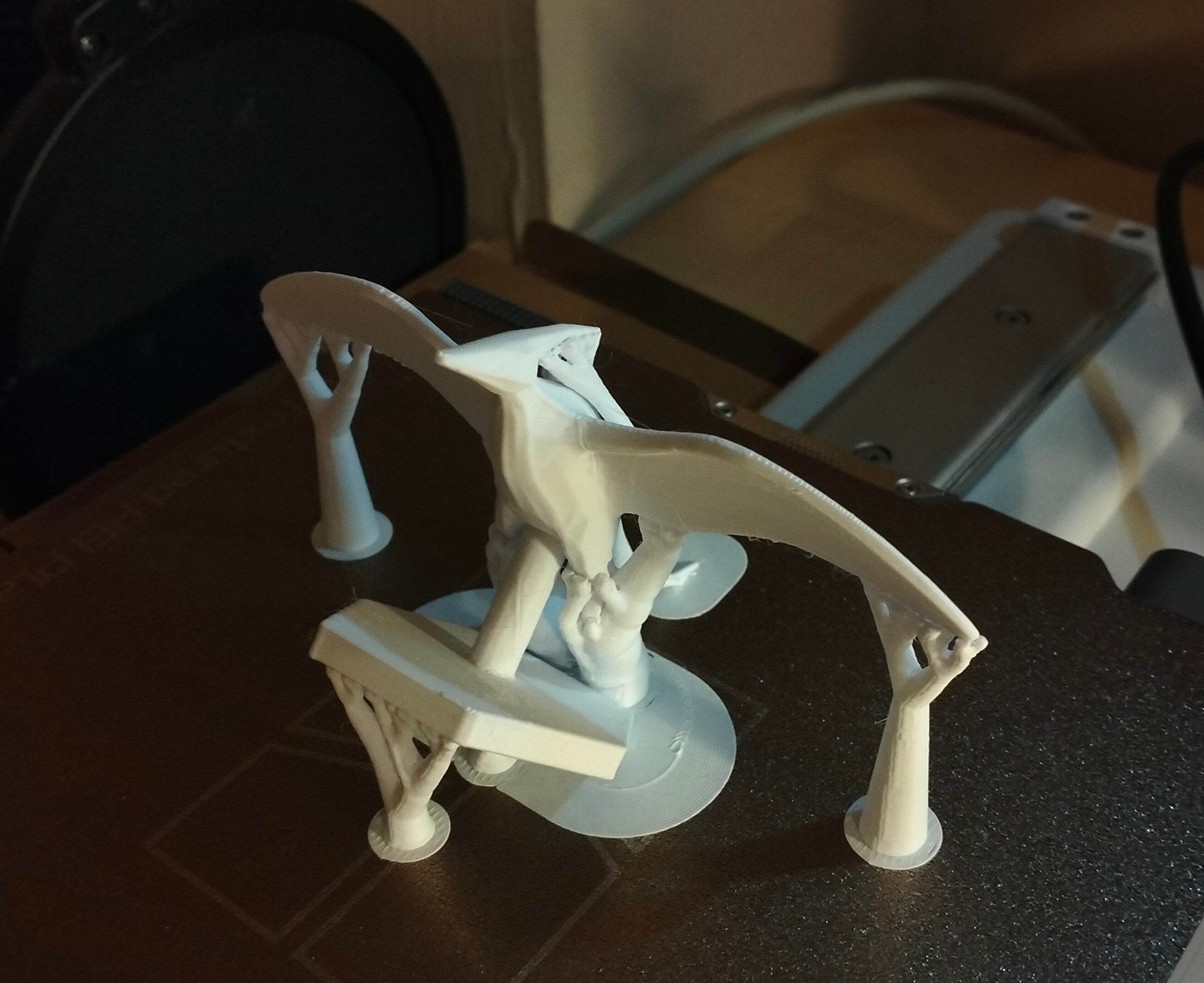 Flying Pteranodon Dinosaur Figure. For Painting.