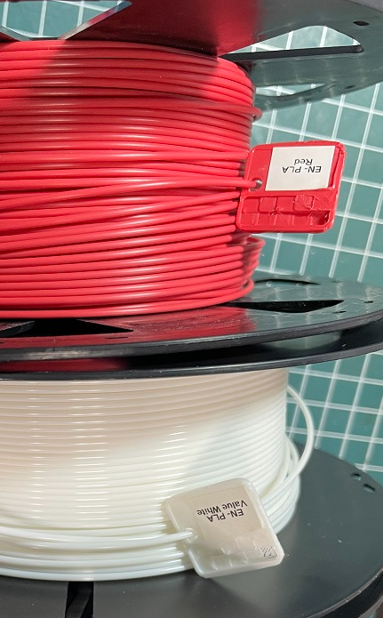 Filament Swatch with 10step Transparency Tag Bambu