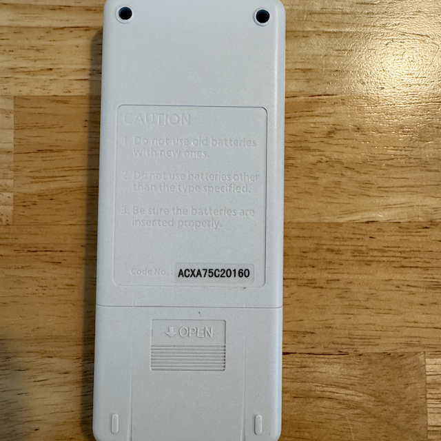 Panasonic Air-Conditioner's Remote Control Holder