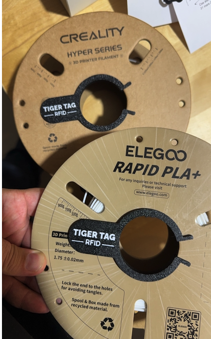 Best Clip RFID TigerTag Universal Filament Spools