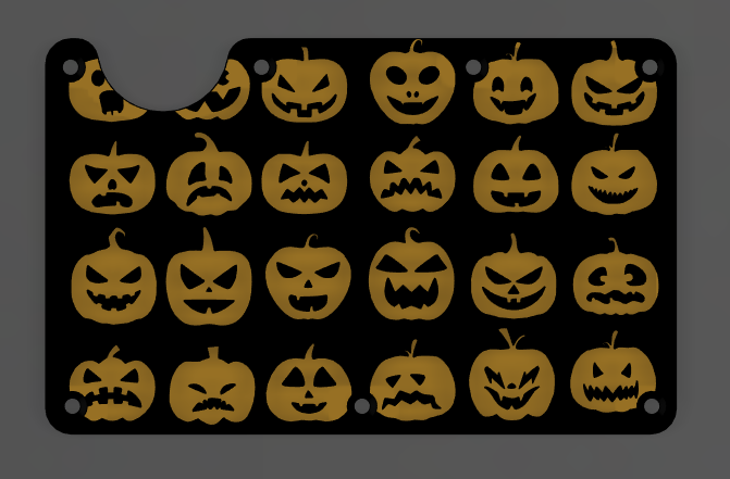 Ridge Wallet Plates