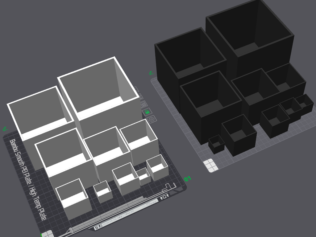 20 Nesting Boxes - 20mm to 122mm