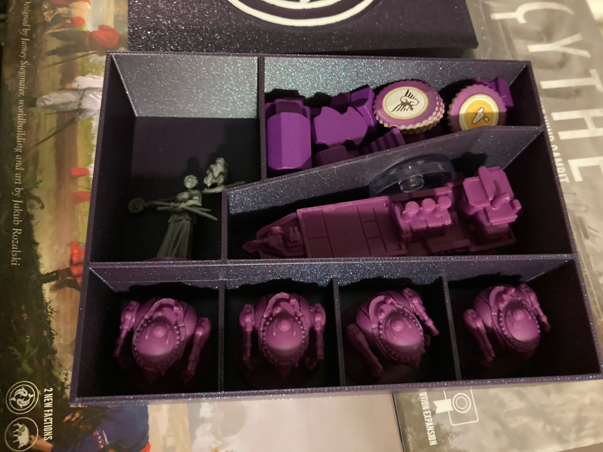 Faction Lids for Scythe Insert Boxes