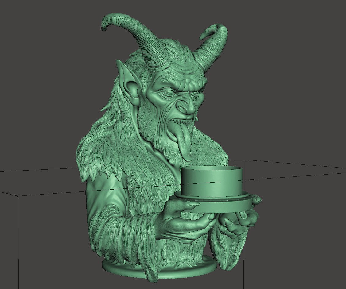 Naughty - Krampus LED tealight Collection