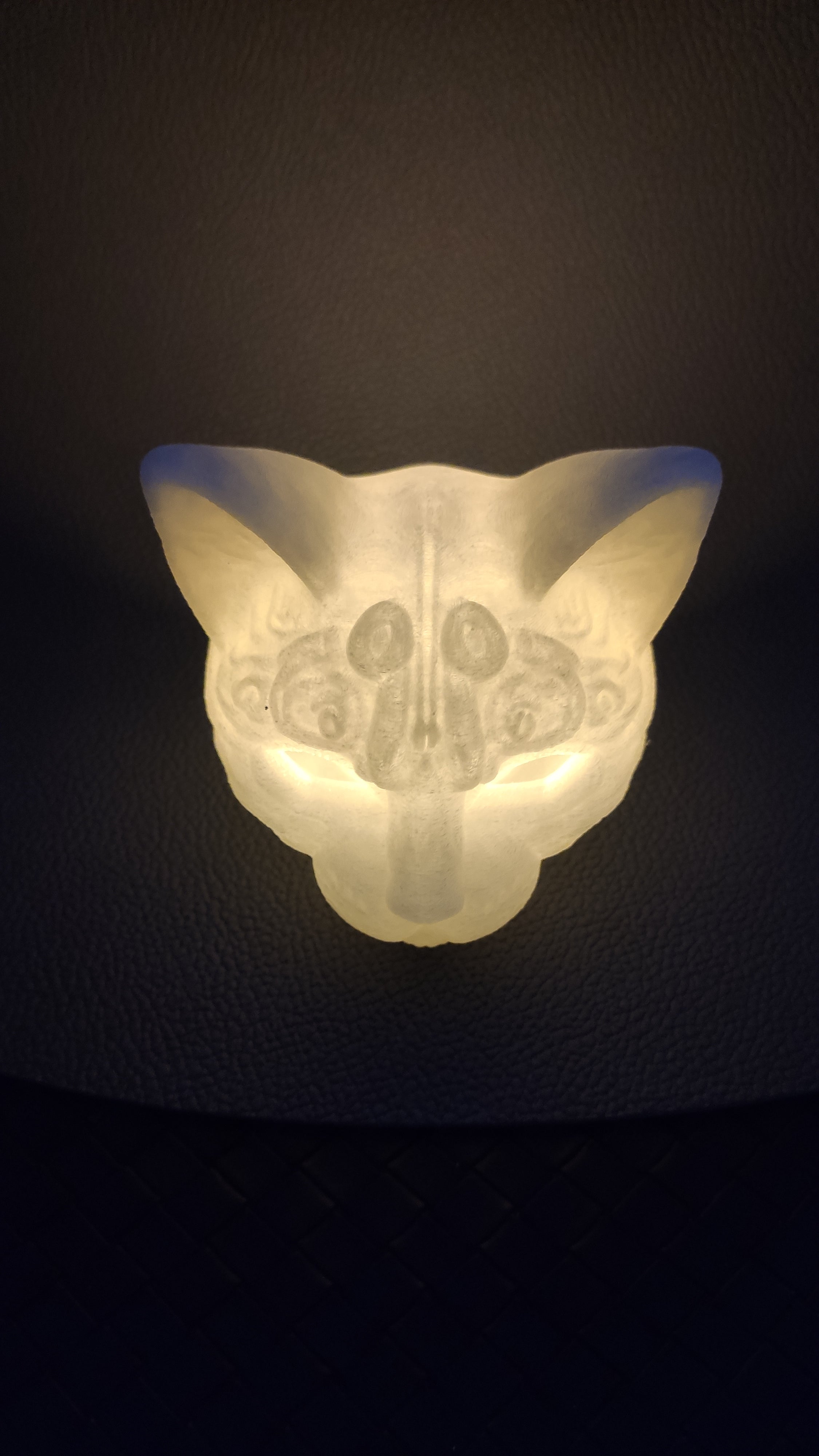 Cat Head - LED tea light holder
