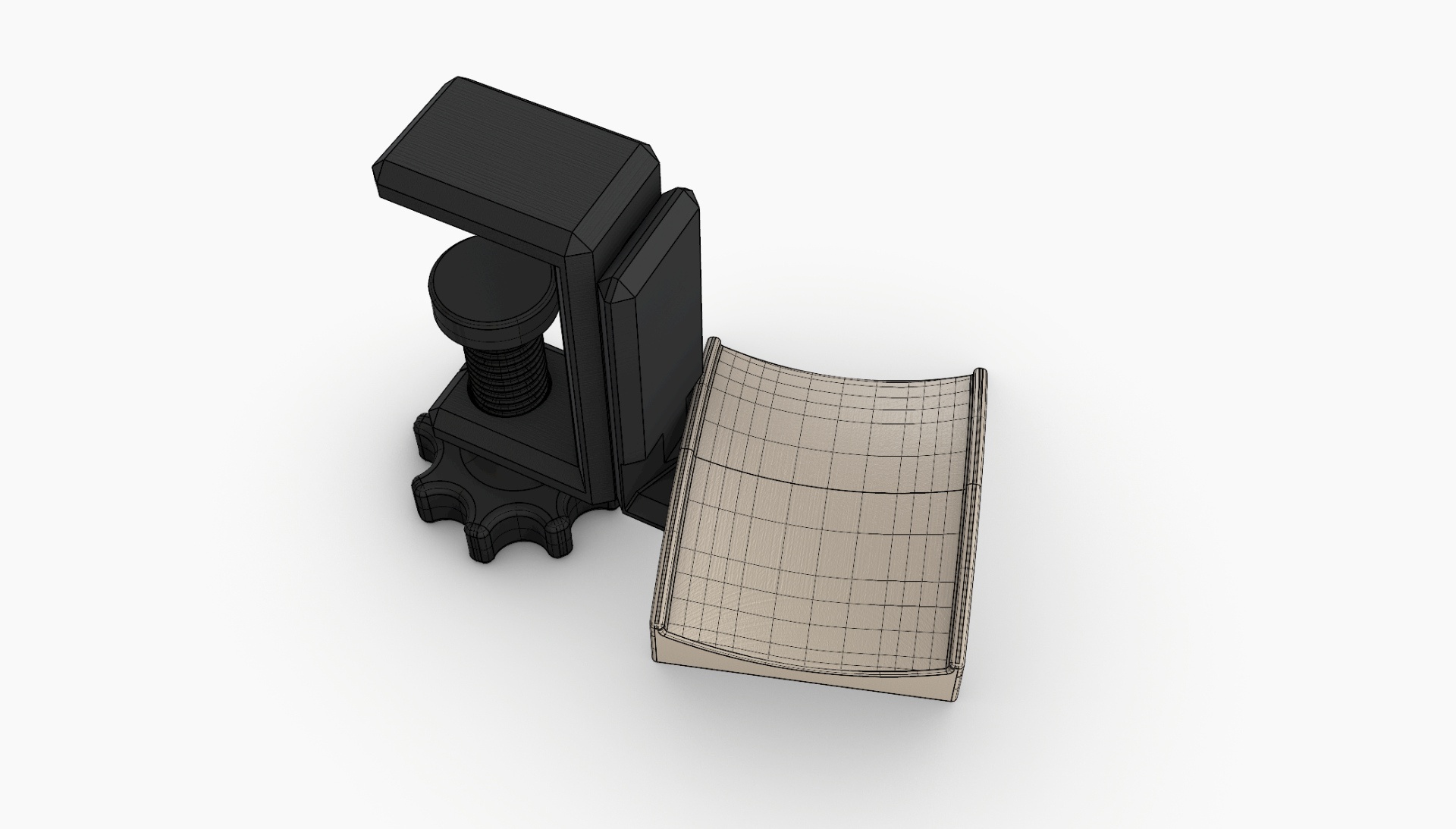 Clamping Headphones Rest (v2 updated)