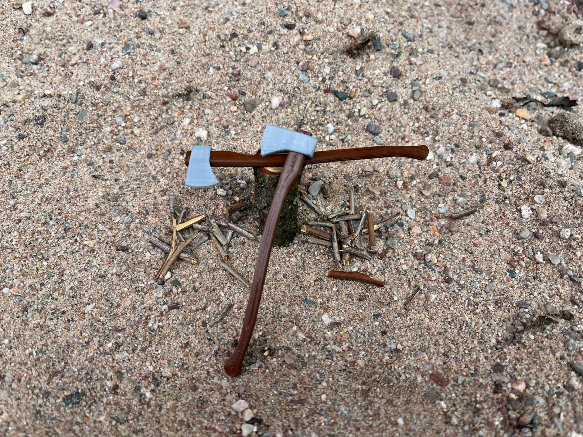 Axe, ax 1:12 and 1:10, RC car, miniature, diorama