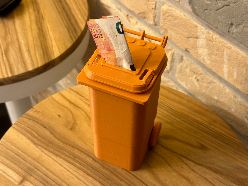 Cash can - Waste Bin Coin Bank