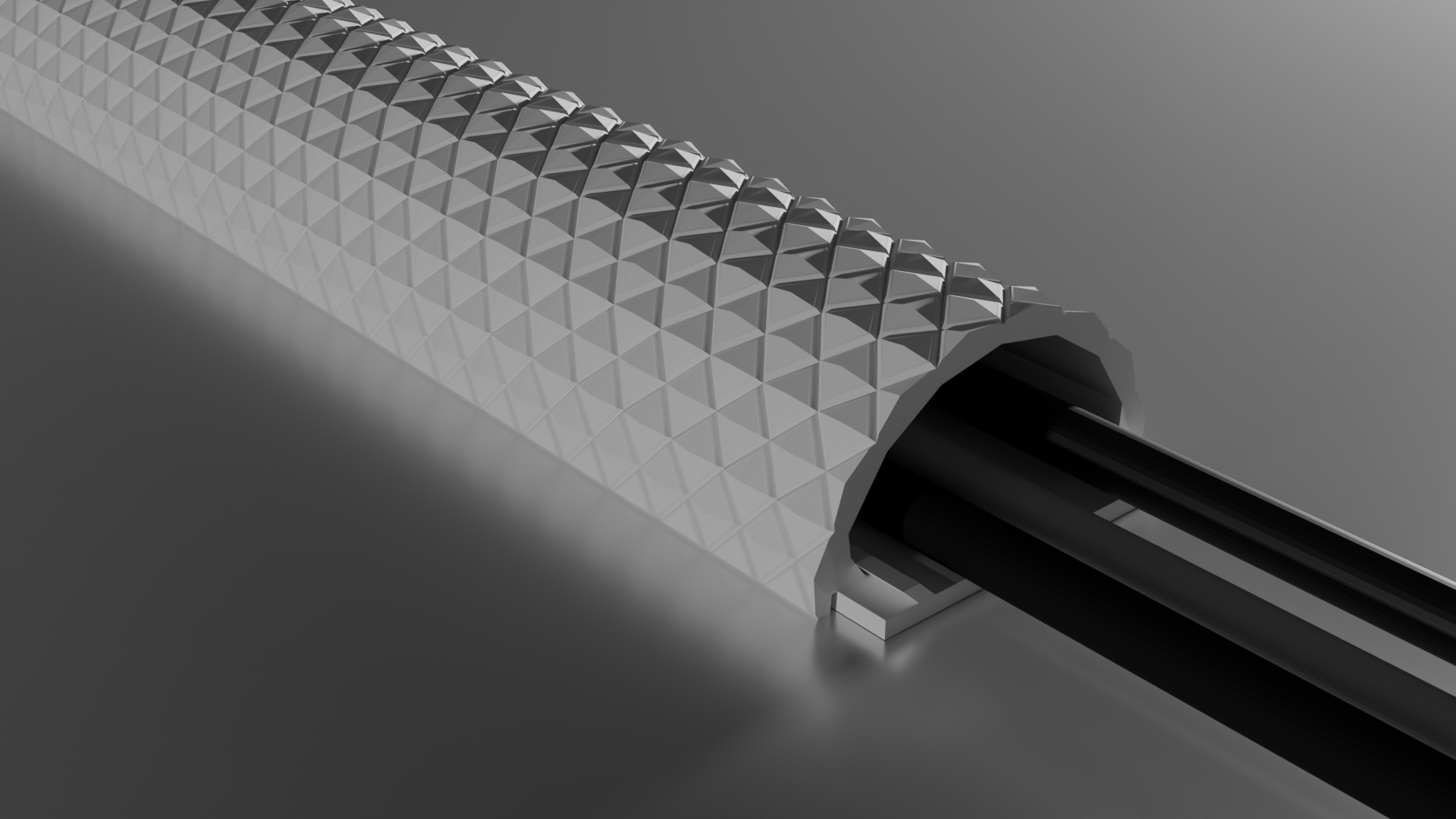 Cable Duct - Diamond Knurl