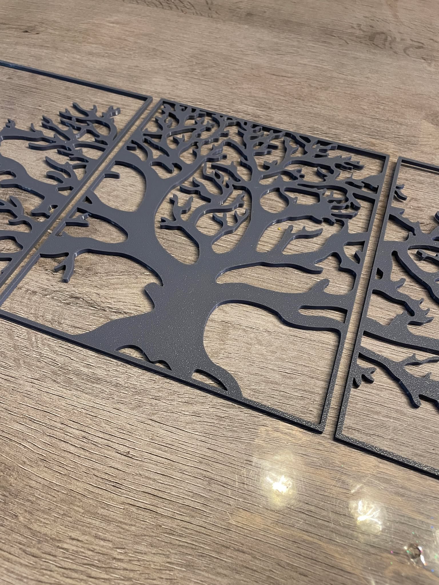Cadre arbre de vie en 3 morceaux