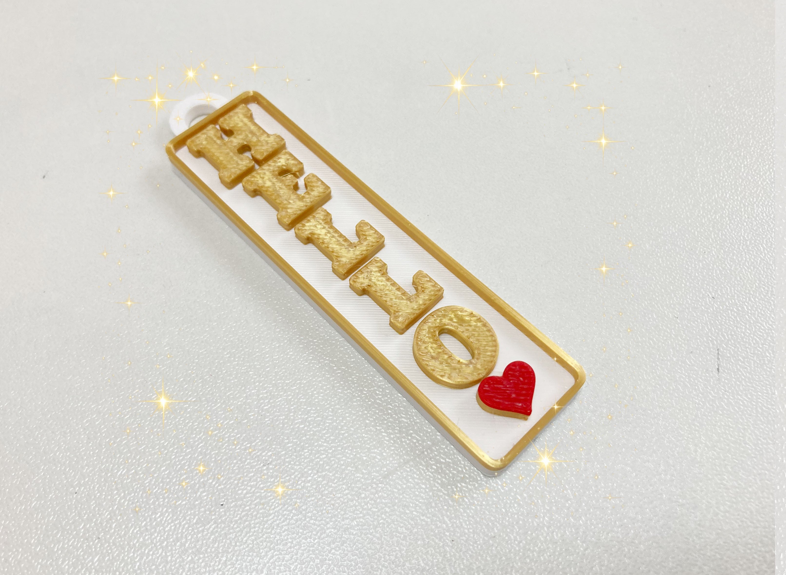 Vertical Nameplate_Parametric Custom Text_吉田工房