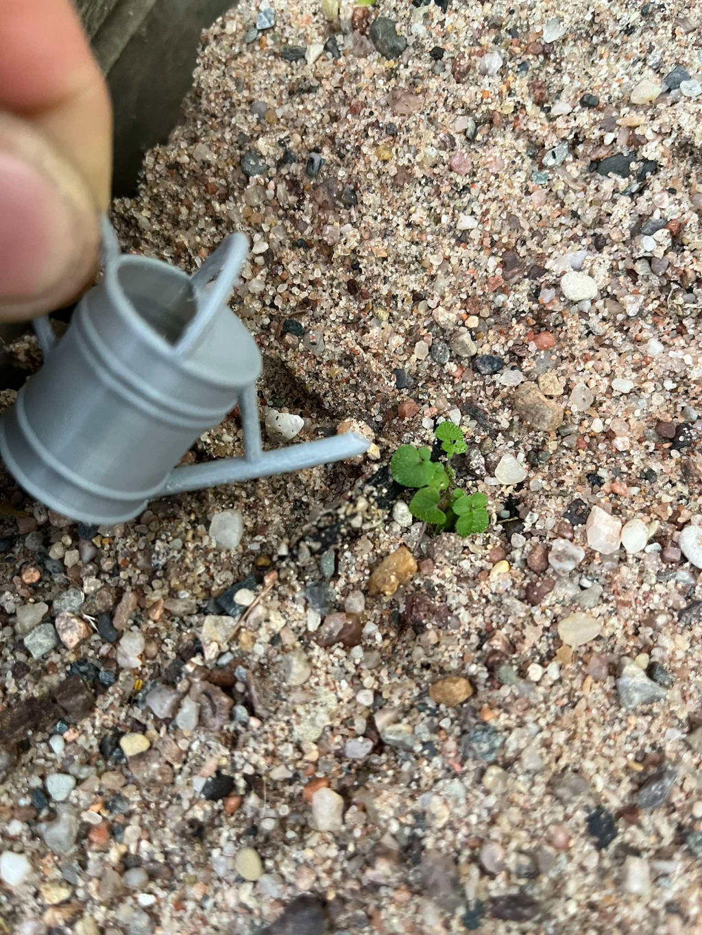 Watering can 1:10 and 1:12, miniature, diorama
