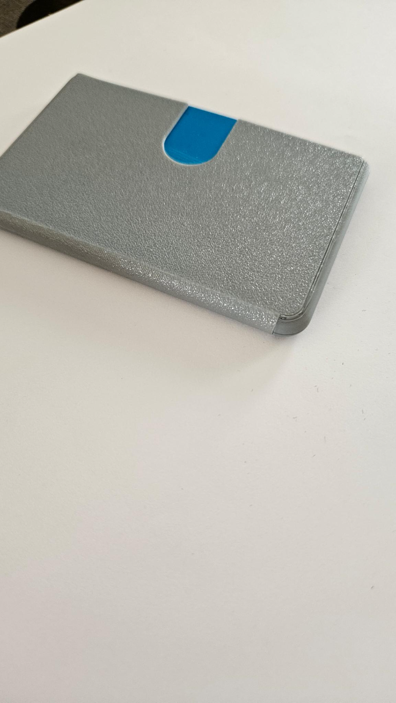 Quick credit card holder