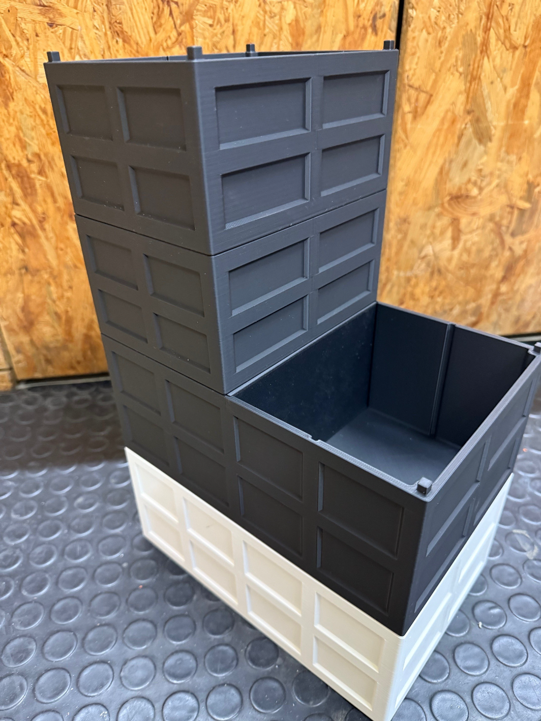 große stapelbare Box, Stapelkiste, Aufbewahrung