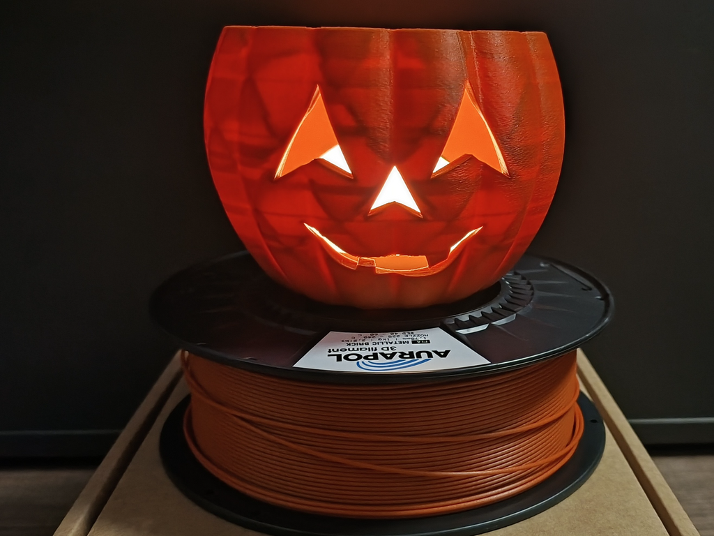 Halloween pumpkin lamp