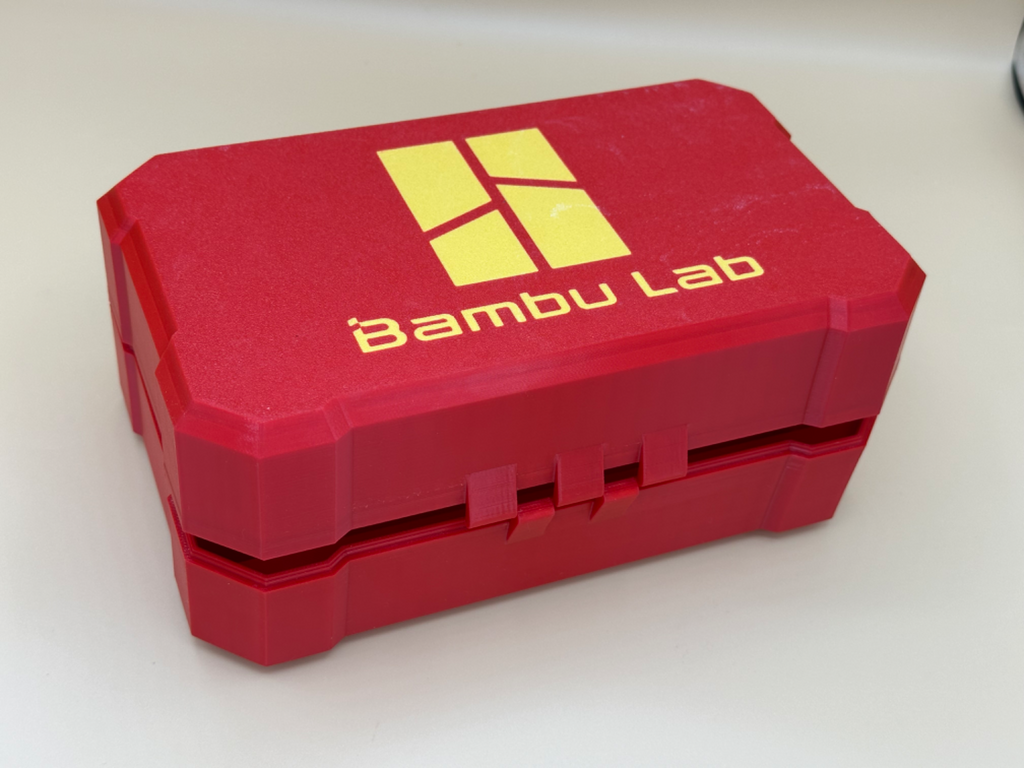 "Print-in-place" Bambu Lab Bento Box / Brotdose Easy and Customizable Storage