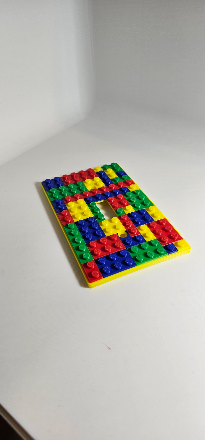 Brick Toy Wall Switch Plate