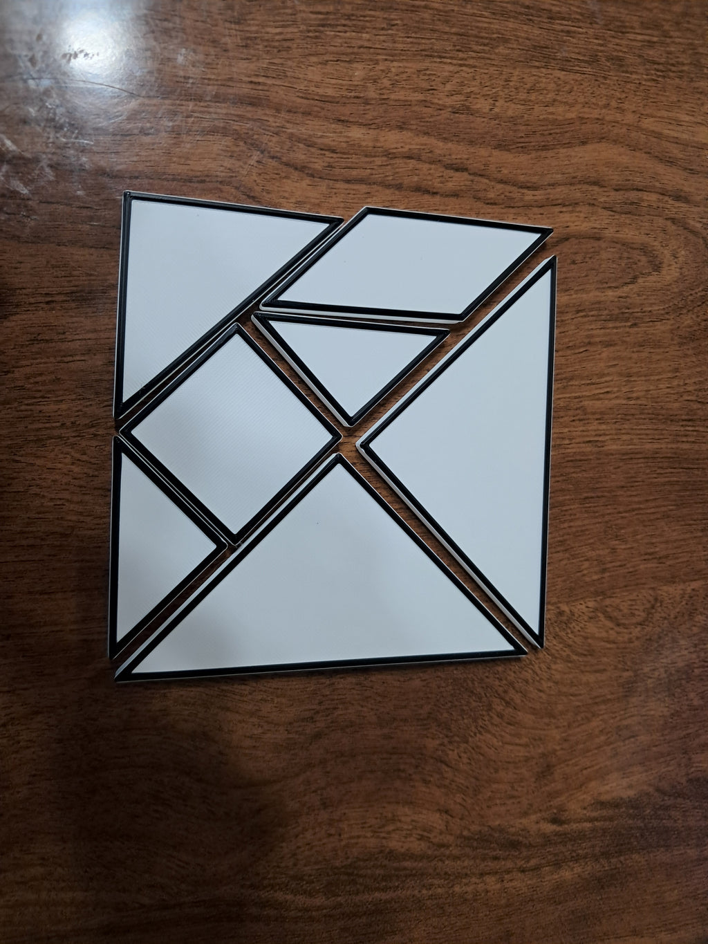 Tangram set for the blind and low vision