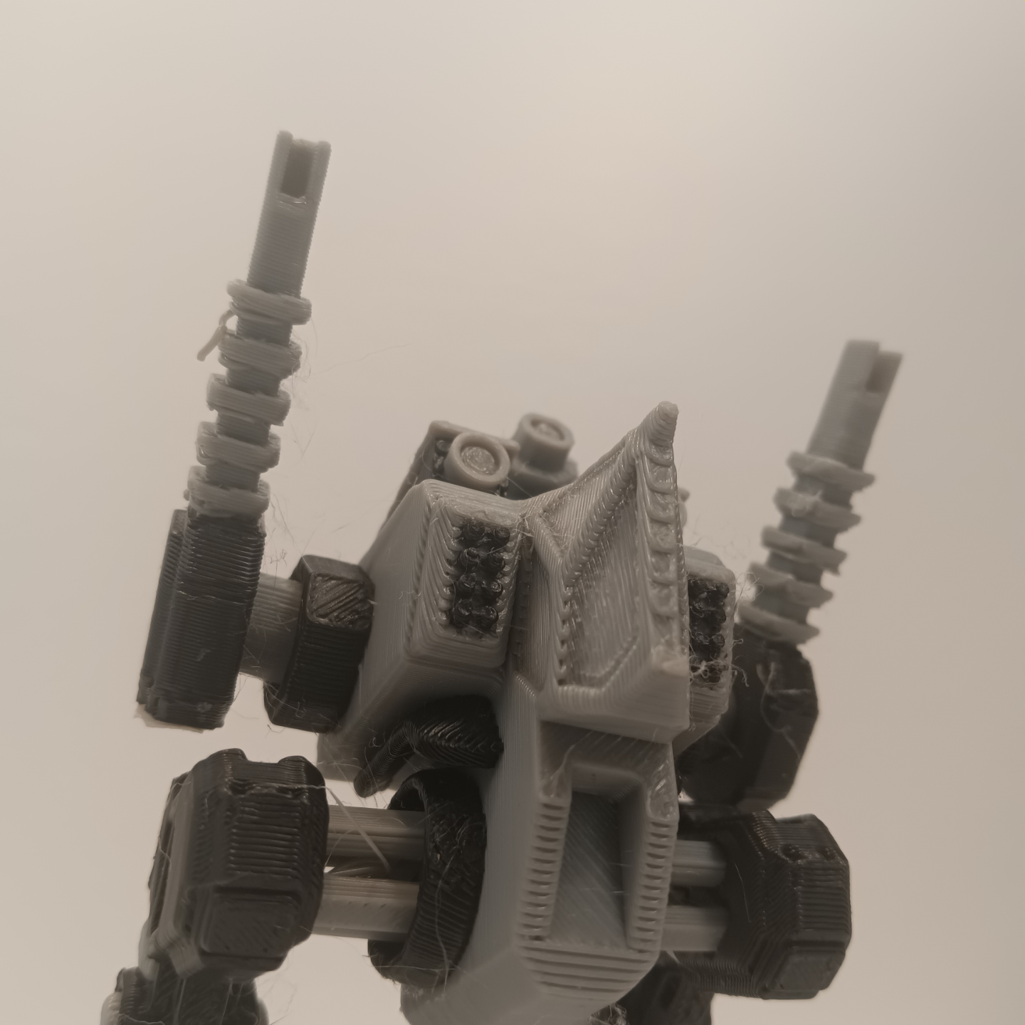 Q-17 Fighter Mech (Print In Place) Articulated