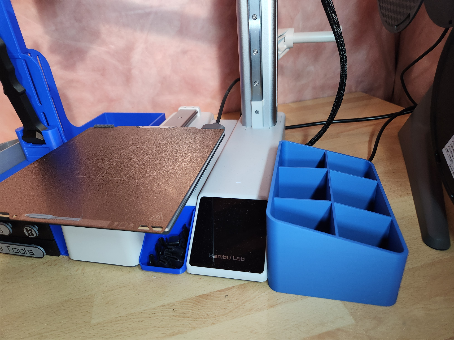 Printer Desk Organizer, Tool+Pen Organization v2