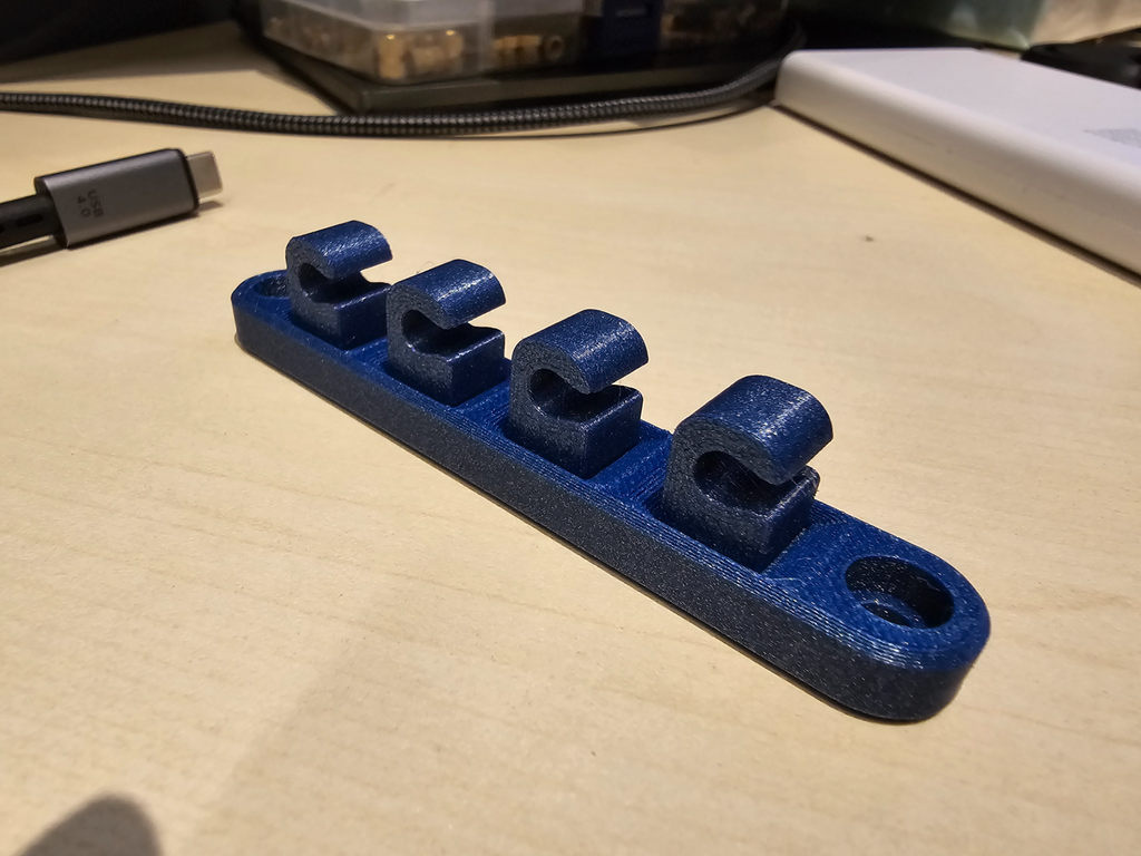 No-Glue Magnetic Cable Organizer