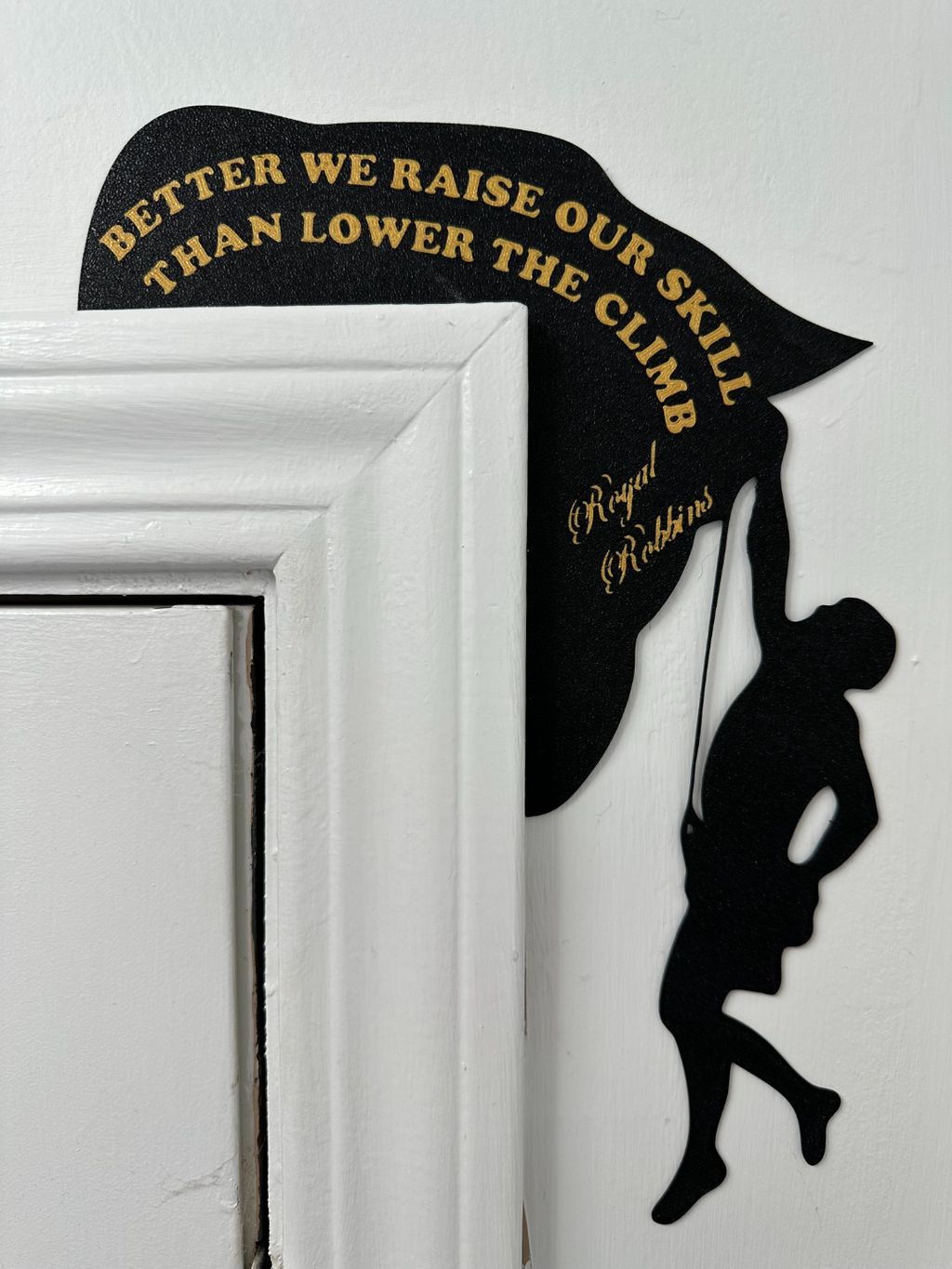 Rock Climber Door Corner
