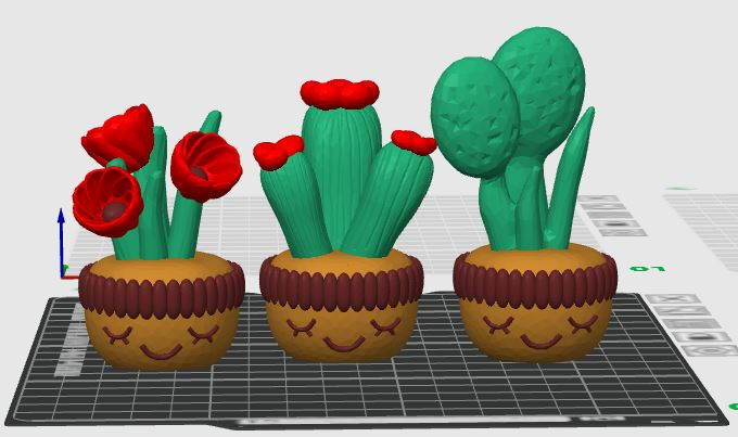 Cute Plants and Cactus Creatures