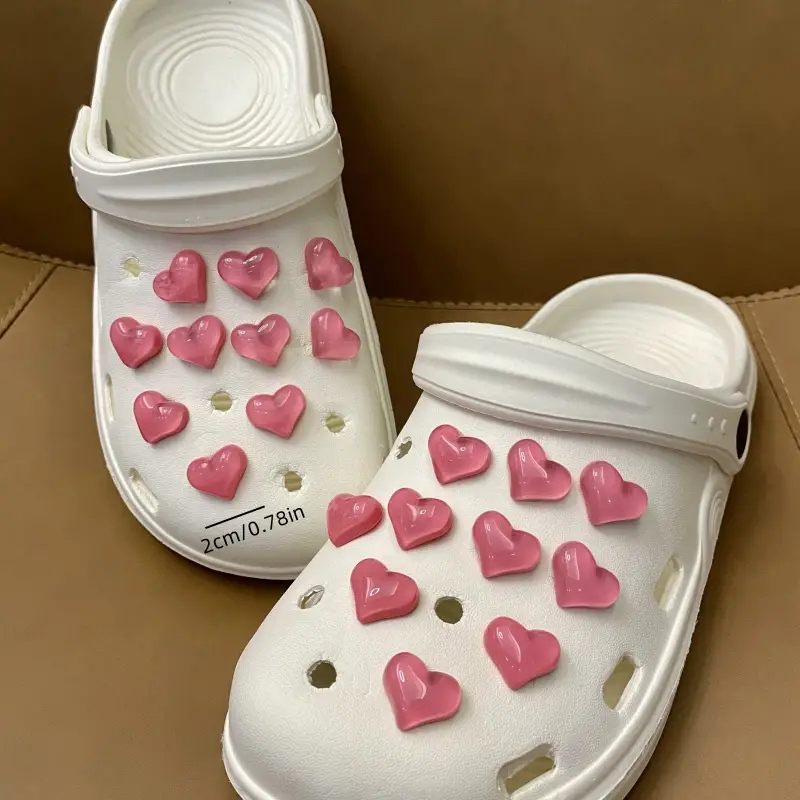 heart croc charm