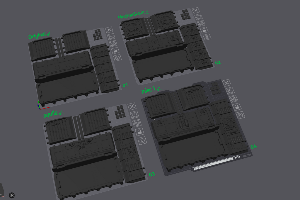 Wargaming Terrain: folding Shipping Containers