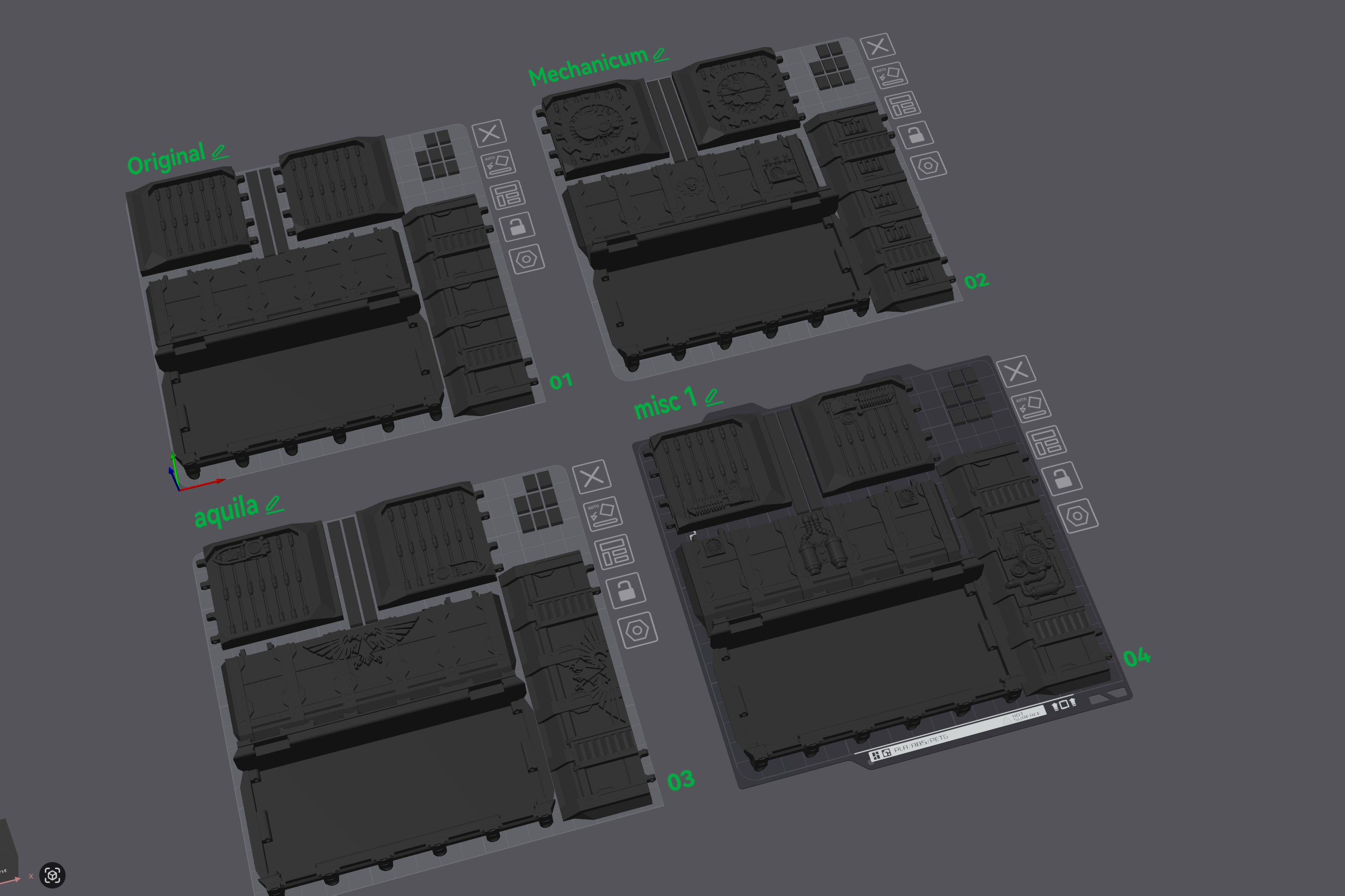 Wargaming Terrain: folding Shipping Containers