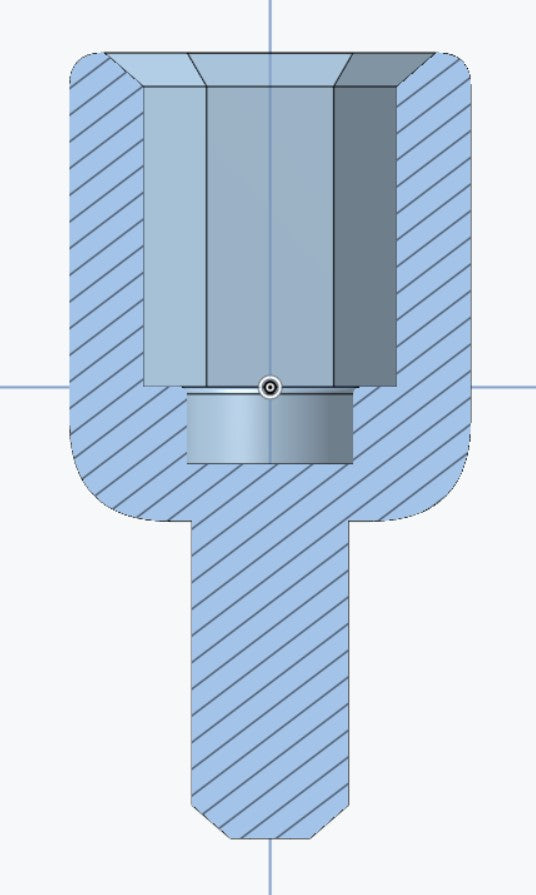 Screwdriver BIT adapter - 4 mm - 1/4 (6.3 mm) BIT