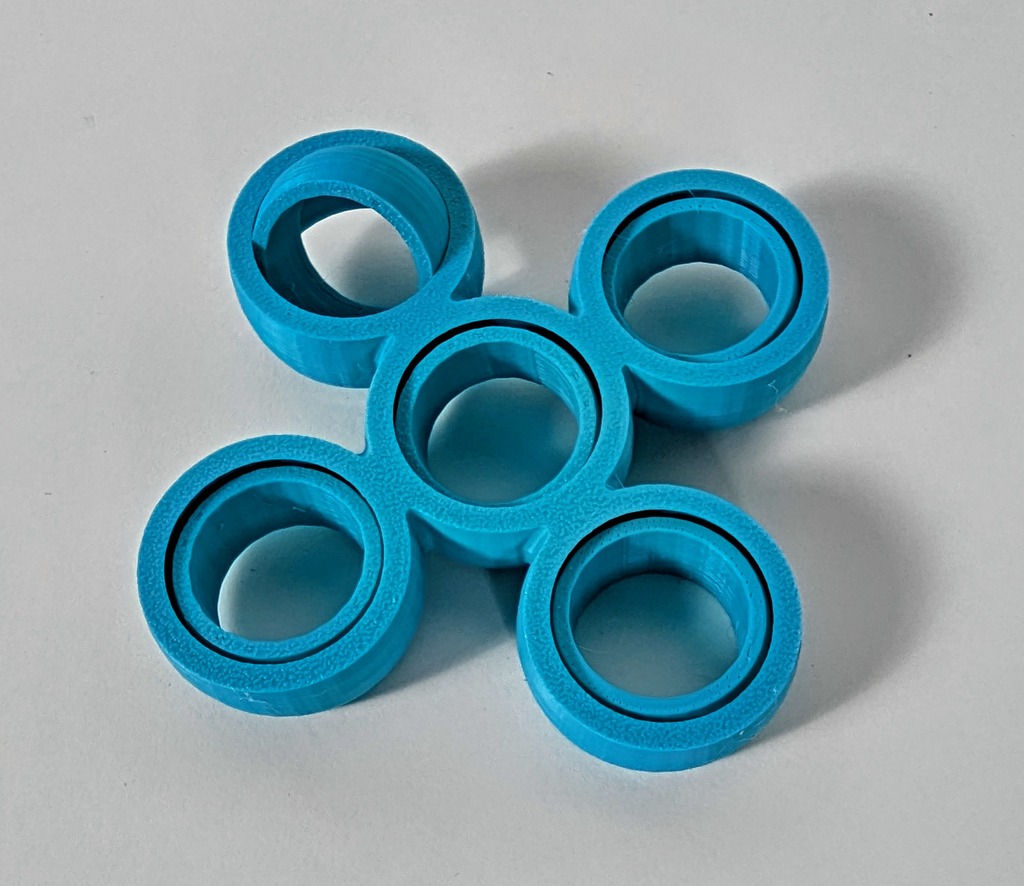 Quintuple Spinner Fidget Toy