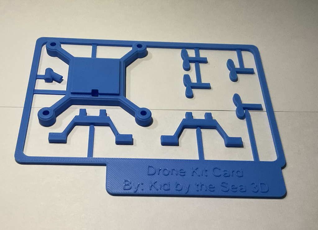 Drone Model Kit Card